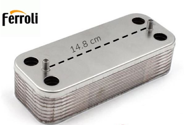 SCAMBIATORE CALDAIA TERMOTEK 12 PIASTRE