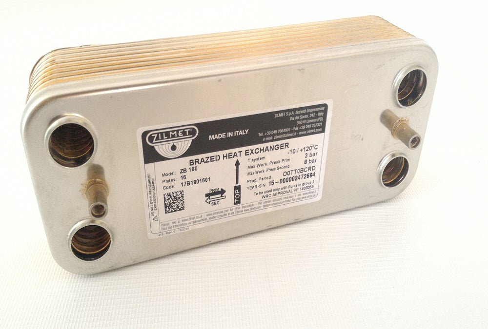 Scambiatore secondario 20 piastre Beretta R1957 R10024627