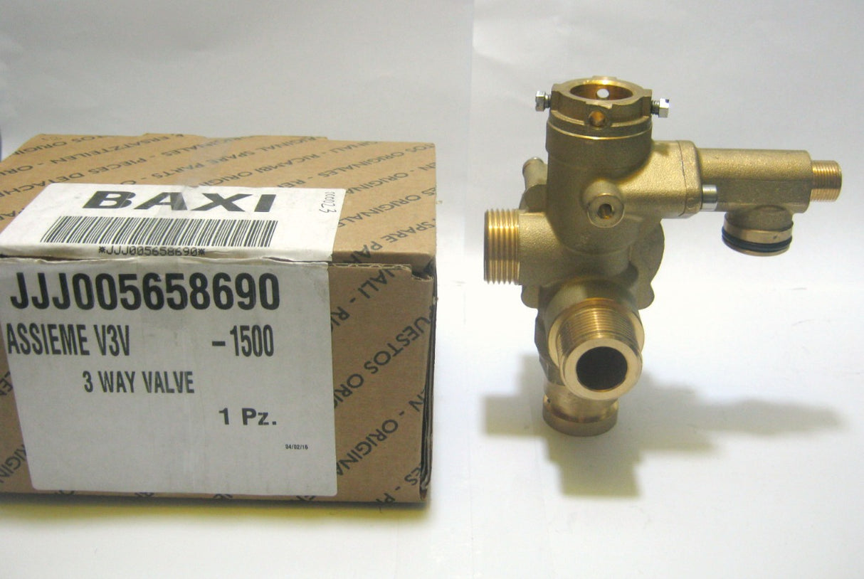 Assieme valvola tre vie Baxi -1500 - jjj005658690 005658690
