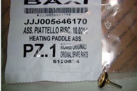 Assieme piattello risc. 10.0214 jjj005646170