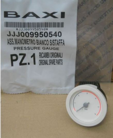 Assieme manometro bianco s/staffa jjj009950540