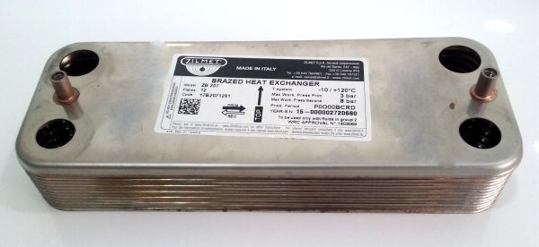 Scambiatore secondario 12 piastre Ocean Baxi - jjj005625460