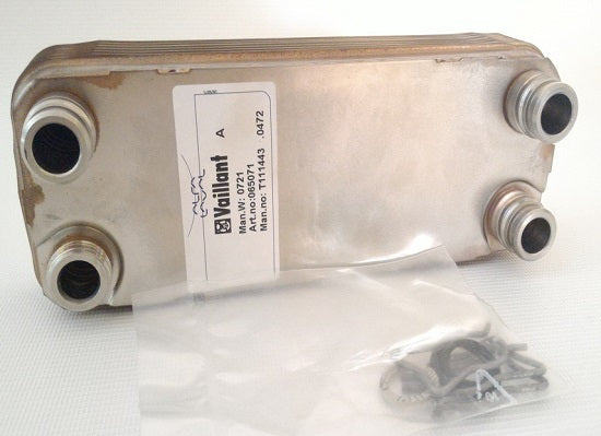 Scambiatore secondario Vaillant 12 piastre 0020073795 ex 065131