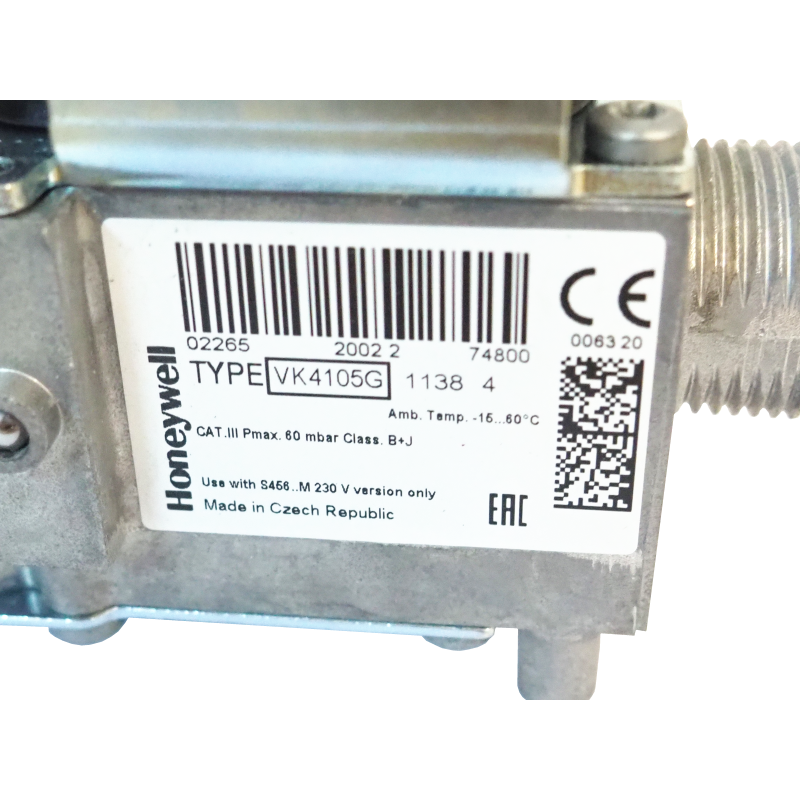 UNICAL CALDAIA VALVOLA GAS CVI M MM G 3/4 VK4105G1138 ART. 95261432 HONEYWELL