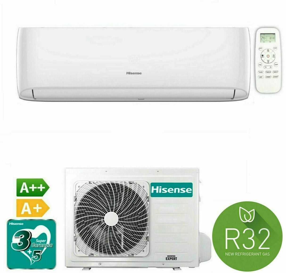 Climatizzatore Hisense New Smart Easy 18000 btu R32 WIFI A++