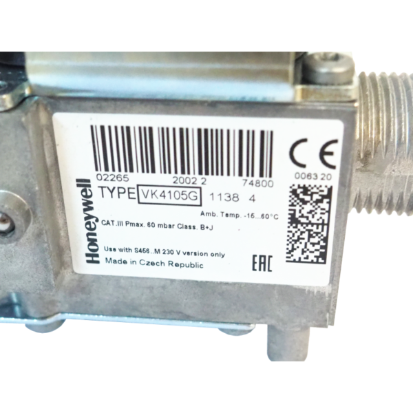 UNICAL CALDAIA VALVOLA GAS CVI M MM G 3/4 VK4105G1138 ART. 95261432 HONEYWELL - immagine 2